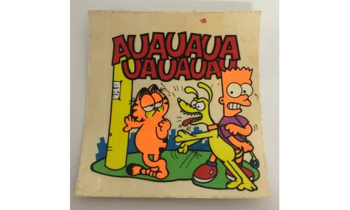 Adesivo Garfield - Bart Simpsons